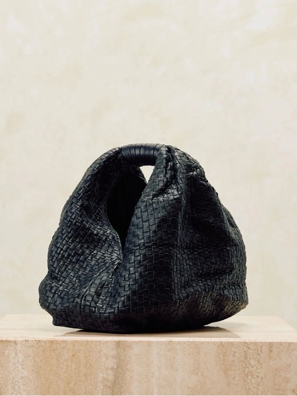 Cleobella Nia Woven Handbag - Black